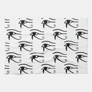 The Eye Of Horus Pattern Kitchen Towel