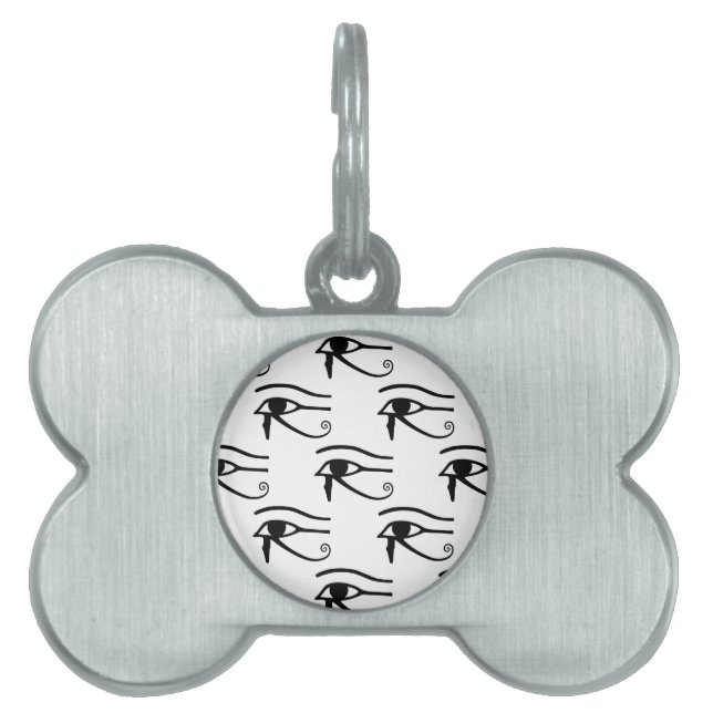 The Eye Of Horus Pattern Pet Tag (Front)