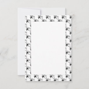 The Eye Of Horus Pattern  Thank You Card