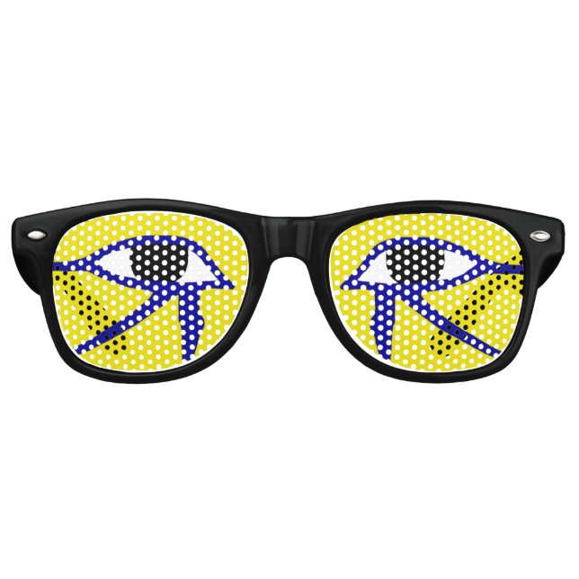 The Eye of Horus Retro Sunglasses (Front)