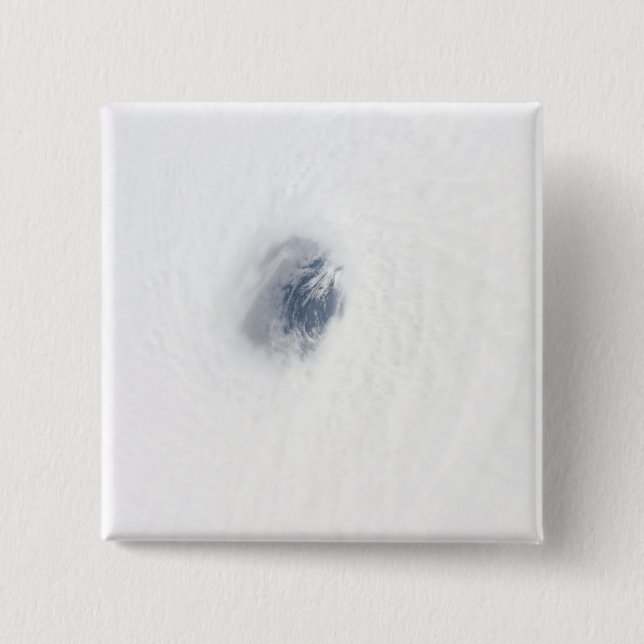 The eye of Hurricane Rita 2 Inch Square Button (Front)