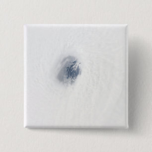 The eye of Hurricane Rita 2 Inch Square Button