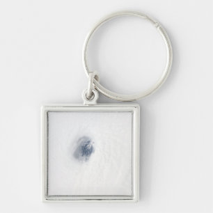 The eye of Hurricane Rita Keychain