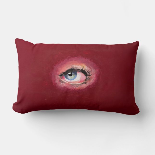 The Eye of Mystery Lumbar Pillow (Front)