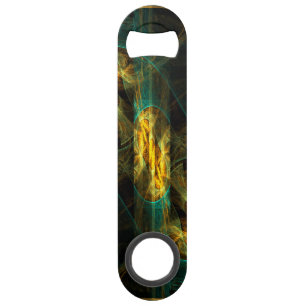 The Eye of the Jungle Abstract Art Bar Key