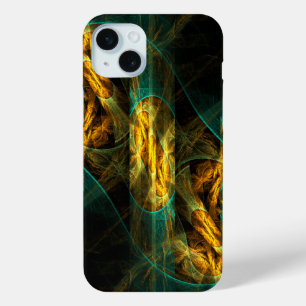 The Eye of the Jungle Abstract Art iPhone 15 Mini Case