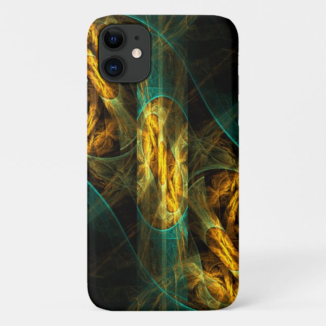 The Eye of the Jungle Abstract Art Case-Mate iPhone Case (Back)