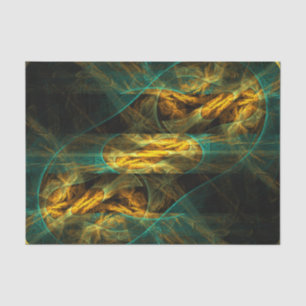 The Eye of the Jungle Abstract Art Tissue Paper