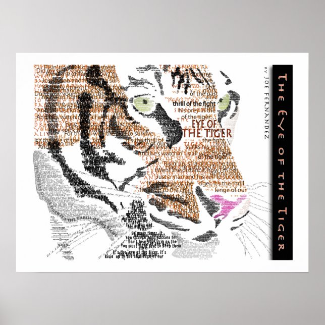 The Eye of the Tiger Poster (Front)