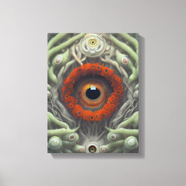 The Eyeball Plant Canvas Print (Front)