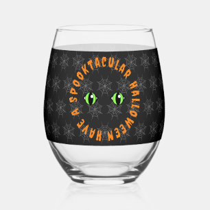 The Eyes Have It Stemless Wine Glass