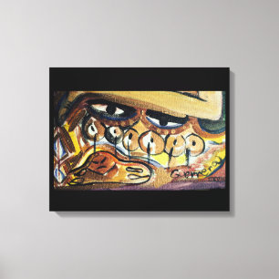 The Eyes of the Cemi Canvas Print