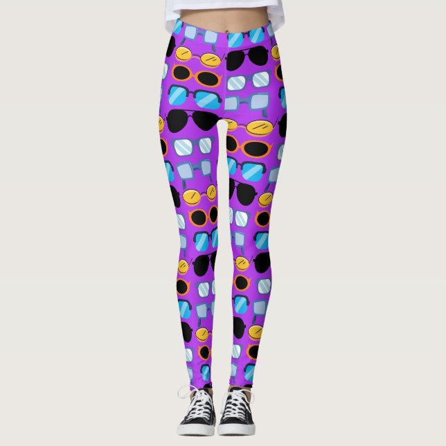 THE EYEWARE PATTERN LEGGINGS (Front)