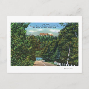 The Eyrie, John D Rockefeller Jr Home Postcard