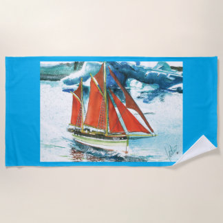 The Eyrún Makes for Open Water Beach Towel