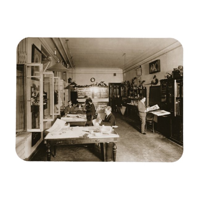 The Faberge Workshop (b/w photo) Magnet (Horizontal)