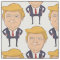The fabric is fun with President Donald Trump.