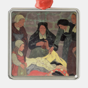 The Fabric Seller, c.1898 Metal Ornament