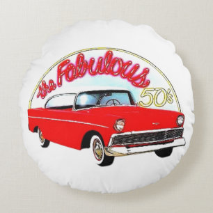 The Fabulous 50's Round Pillow