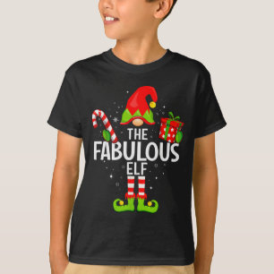The Fabulous Elf Family Christmas Pajama Xmas T-Shirt