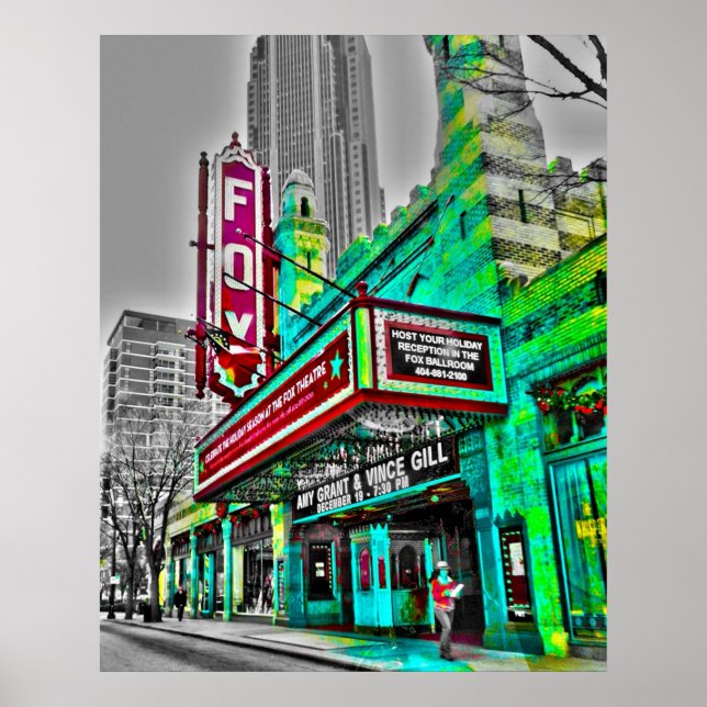 The Fabulous Fox Theatre  Atlanta Georgia Poster (Front)