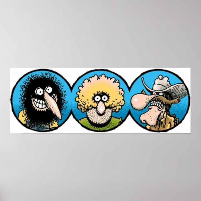 the fabulous furry freak brothers cartoon poster (Front)