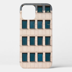 The facade of the modern building with rectangular iPhone 12 case