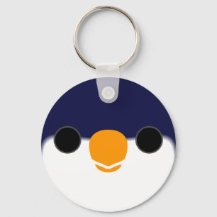 The face of a Blue lorikeet Keychain