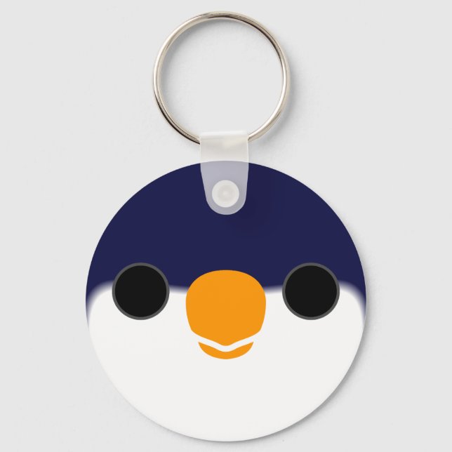 The face of a Blue lorikeet Keychain (Front)