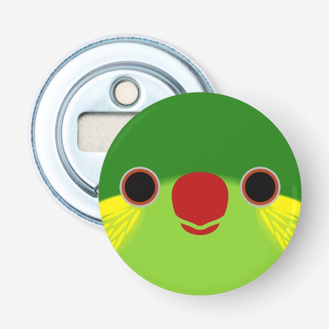 The face of a female Red-flanked lorikeet Bottle Opener (Front)