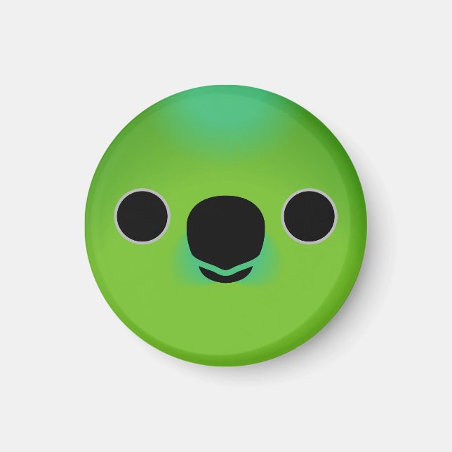 The face of a Finsch's pygmy parrot Magnet (Front)
