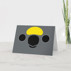 The face of a Meyer's Parrot Card