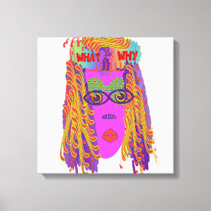 The Face Of Curiosity Canvas Print