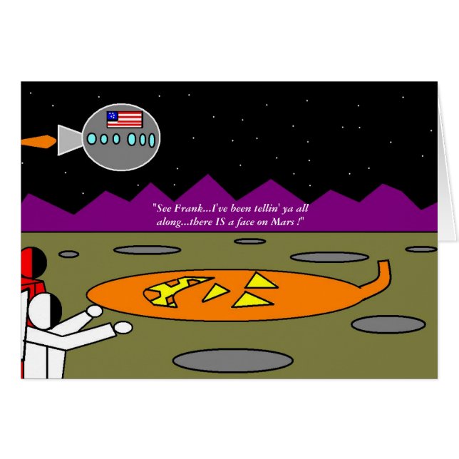 The Face On Mars (Front Horizontal)