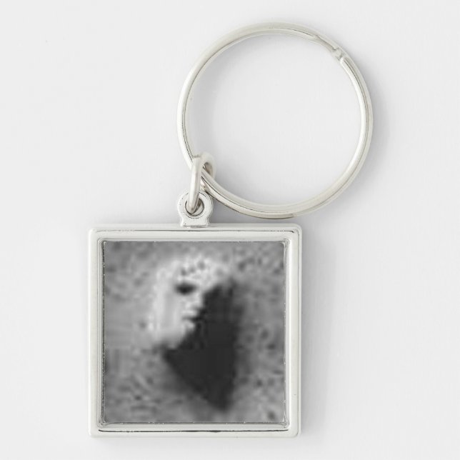 The Face on Mars on your Car's Key's Keychain (Front)