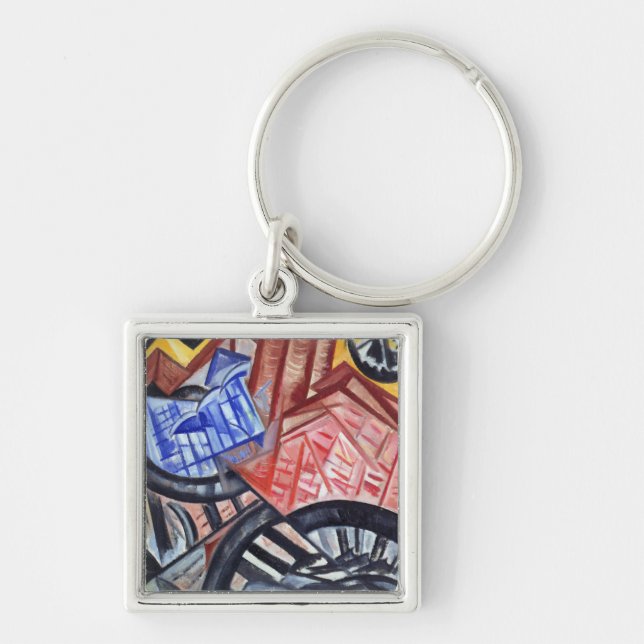 The Factory and the Bridge Keychain (Front)