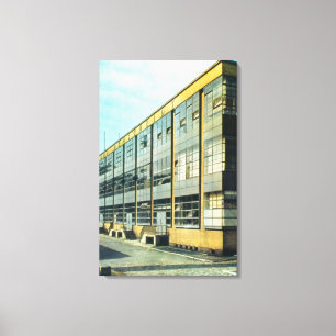 The Fagus Shoe Factory, designed by Walter Gropius Canvas Print