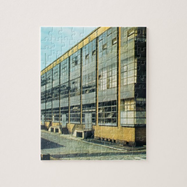 The Fagus Shoe Factory, designed by Walter Gropius Jigsaw Puzzle (Vertical)