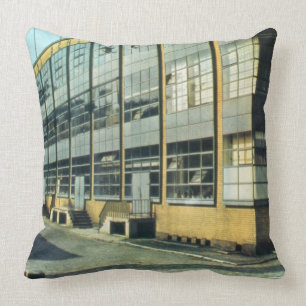 The Fagus Shoe Factory, designed by Walter Gropius Throw Pillow