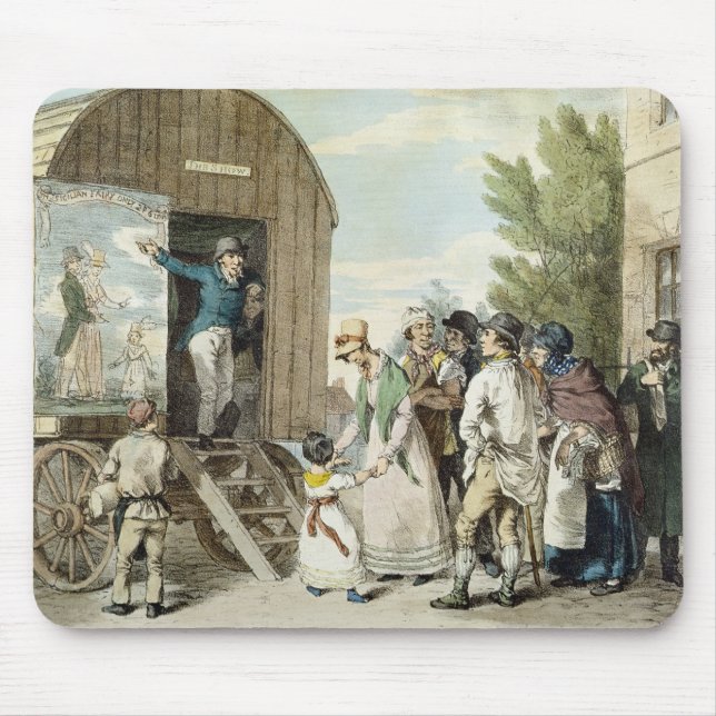 The Fairs: The Show, c.1821 (colour litho) Mouse Pad (Front)