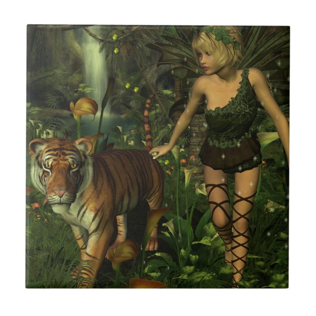 The Fairy and the Tiger Tile (Front)