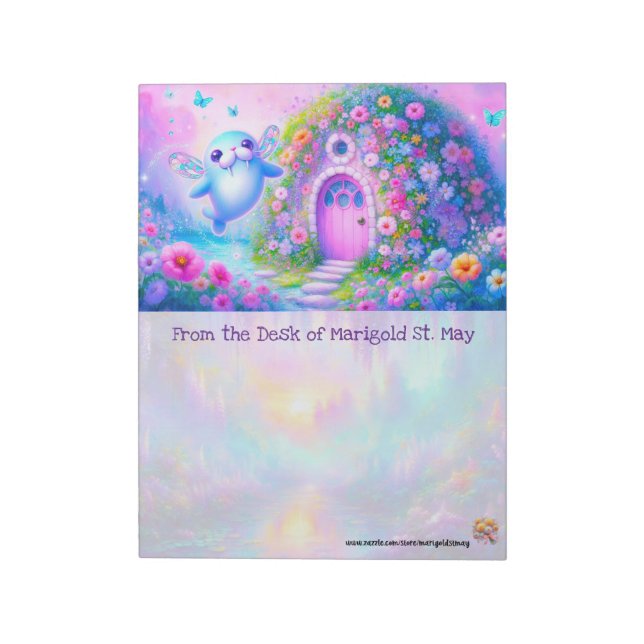 The Fairy Collection: Dreamy Walrus Fairy Notepad (Rotated)