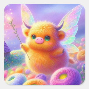 The Fairy Collection: Highland Cow Stickers