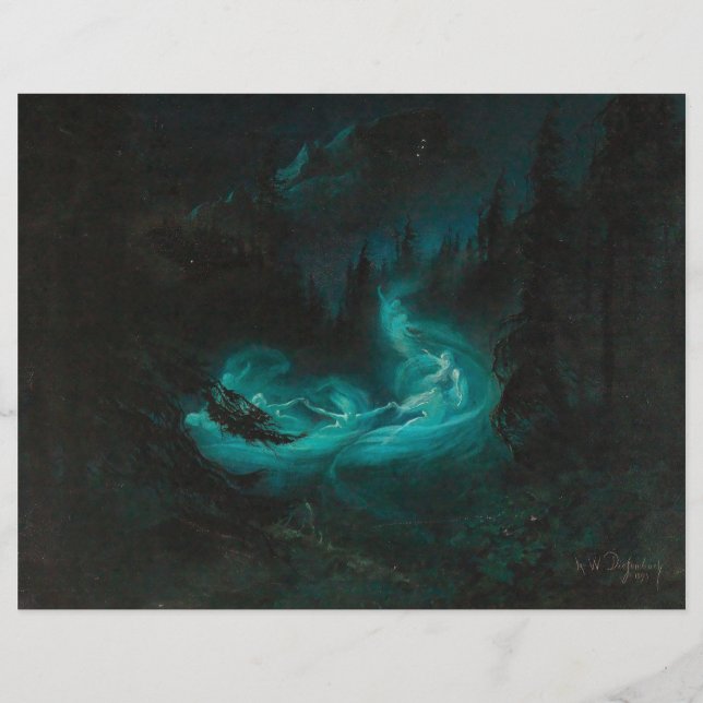 The Fairy Dance Scrapbook Paper (Front)