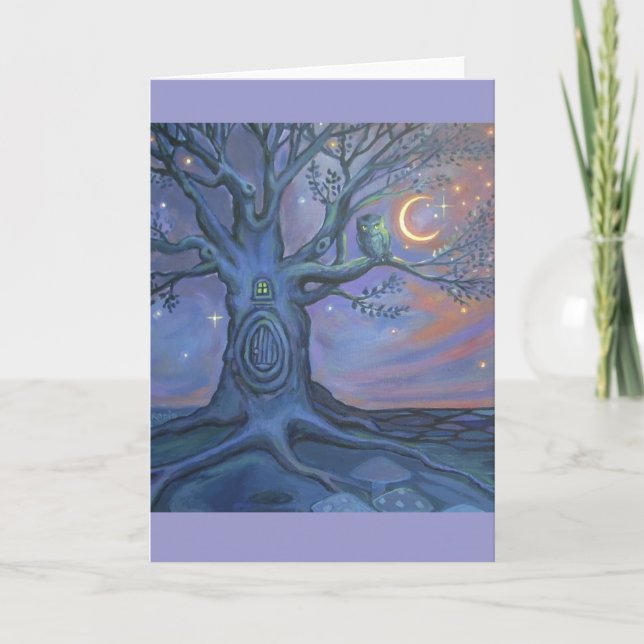 The Fairy Door Messenger - Greeting Card (Front)