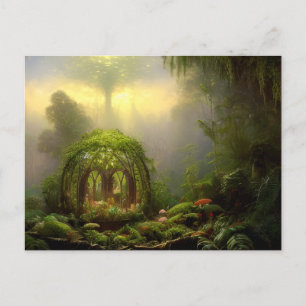 The Fairy Gazebo Fantasy Art  Postcard