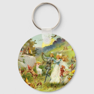 The Fairy Prince and Thumbelina Keychain