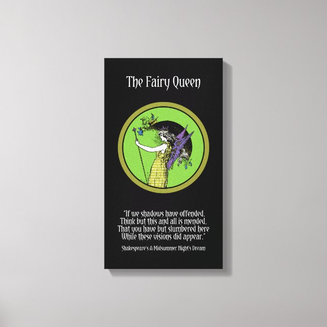 The Fairy Queen Canvas Print (Front)
