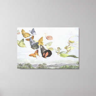 The Fairy Queen's Carriage   Elf World Canvas Print