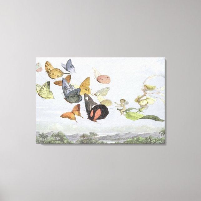 The Fairy Queen's Carriage | Elf World Canvas Print (Front)